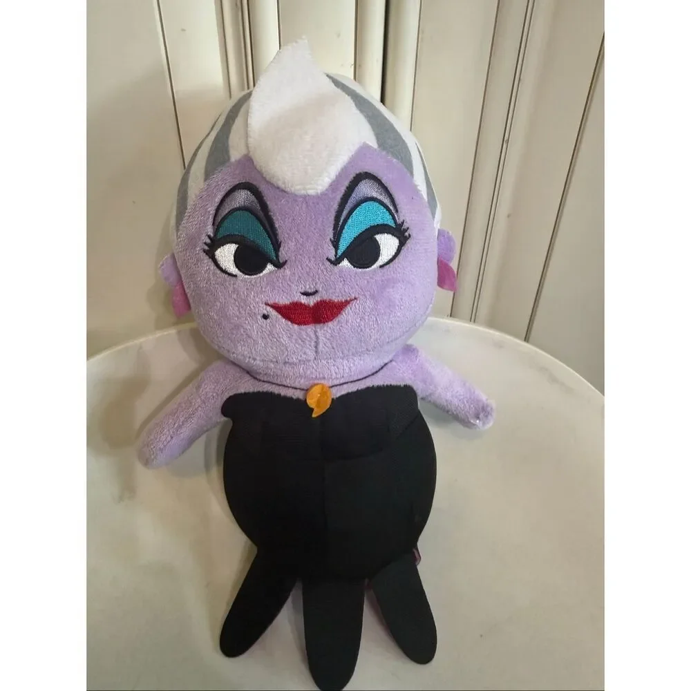 Disney Villains Ursula Plush Doll Stuffed Collectible Toy Purple Black NWOT